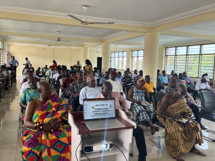 Gomoa East District Assembly Town Hall Meeting-19th July,2022