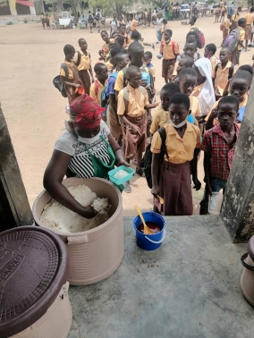 School Feeding Programme at Gomoa East District