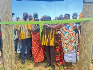 Handing over of electricity <br>extension project at Akyempin-25th April,2023